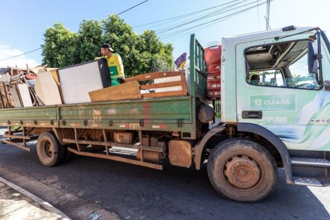 Cata-treco recolhe móveis e eletros usados em 23 bairros de Cuiabá; veja quais são